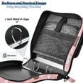 thumbnail image 4 of FORMRS Zipper Binder with Shoulder Strap 2-inch Ring 500 Sheet Capacity File Bag, Brown Hand Drawn Cups, 4 of 5