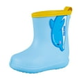 thumbnail image 1 of NOKIO Bottes de Pluie Classiques à Col Montant Semelle Antidérapante en TPR Semelle Intermédiaire Résistante aux Perforations Imprimés de Dessins Animés Fantaisistes Construction Waterproof pour Enfants Filles Garçons, 1 of 5