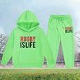 thumbnail image 4 of FUZHIQ Kids Tracksuit Set Toddler Boy Fall Hooded Clothing Set Graphic Sweatshirt and Sweatpants Set Fall Winter Clothing Set for Kids, 4 of 5