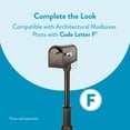 thumbnail image 6 of Architectural Mailboxes Winston™ Heavy duty Steel Metal Post Mounted Mail Box for outside, Rubbed Bronze, Medium USPS Approved Curbside Mailbox, 6 of 9