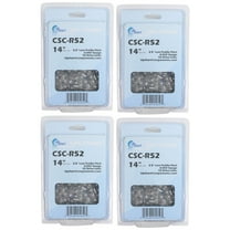 4-Pack 14-Inch Chainsaw Chain Replacement for Lynxx 63287 - (14", 3/8", .043", 52 Drive Links)