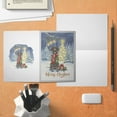 thumbnail image 4 of Merry Christmas German Shorthaired Pointer Snowy Winter with Tree Decorations 5x7in Folded Greeting Card GSP Lover Dog Gift Single Note Card with Envelope - 12020, 4 of 5