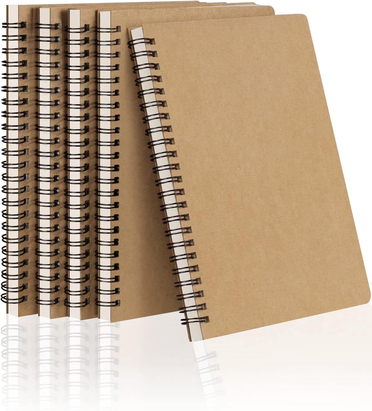 Spiral Notebooks A5 Lined 20Pcs College Ruled Journals for Work, School and Travel, Good for Students and Office 120 Pages/60 Sheets