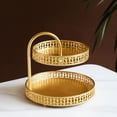 thumbnail image 4 of GROWTH TANK 2 Layer Fruit Storage Tray Cake Rack Family Party Dessert Storage Rack Home Room Leaves, 4 of 8