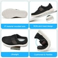 Men's Wide Width Shoes with Adjustable Closure Lightweight for Diabetic