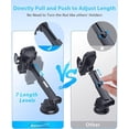 thumbnail image 3 of Car Phone Holder, Dashboard/Windshield/Air Vent Strong Suction Car Phone Holder, Rainway Universal Car Phone Holder, 360 Rotating Car Phone Holder for Mos, 3 of 5