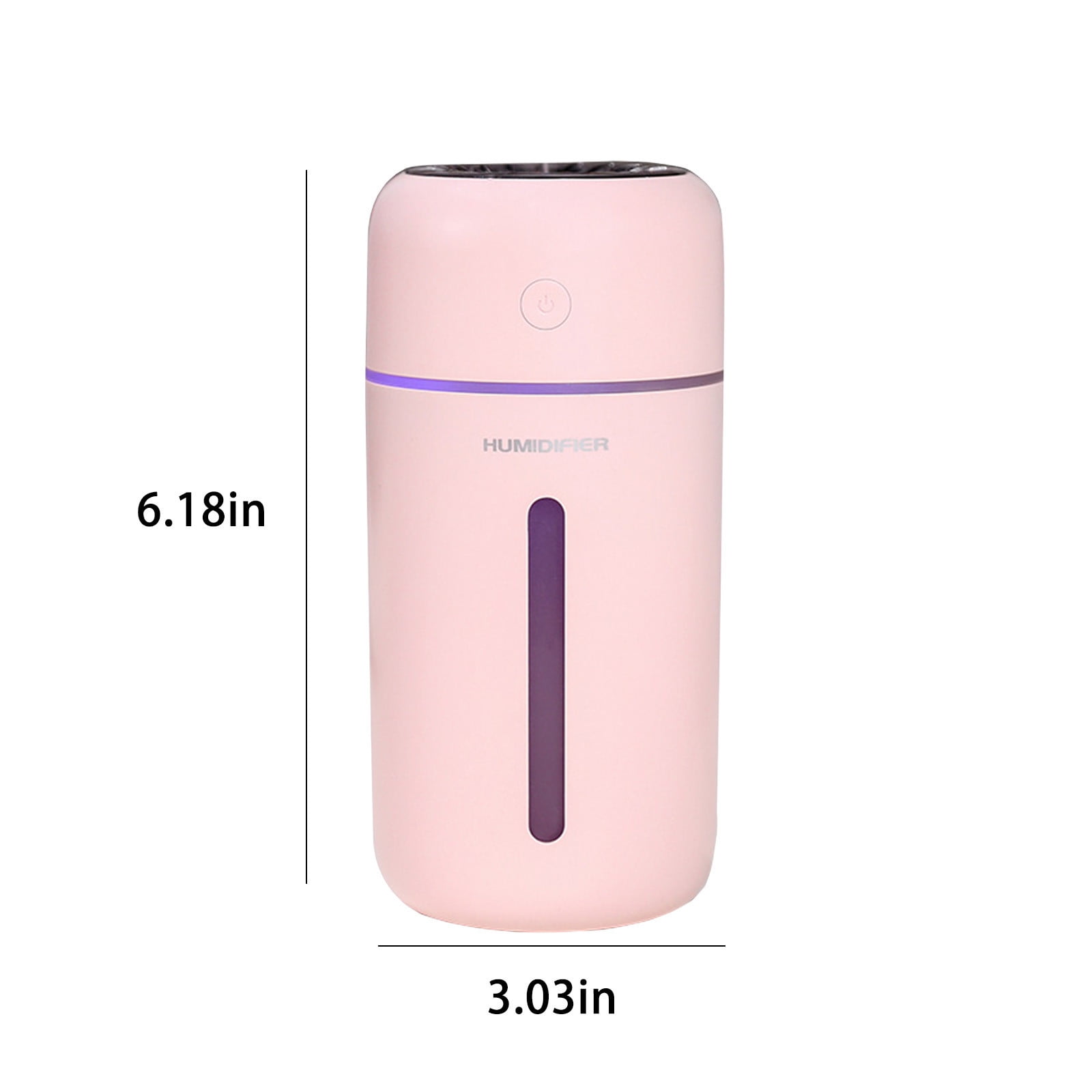 2026 Upgraded Car USB Humidifier, Wireless Aromatherapy Nebulizer with 300ml Tank, Long-Lasting Mist, Essential Oil Diffuser for Home, Office, Car Travel, Relaxing Mist, Portable and Stylish