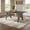 Grey, variant on iNSPIRE Q Alta Modern 72"-90" Extendable Rectangular Dining Table with Leaf, Walnut