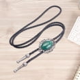 thumbnail image 1 of Estilo retro Bolo Tie Colgante PU Cadena de cuerda de cuero Encanto elegante Hombres Mujeres Vaquero de moda para fiesta de graduación Hugo Corbata de bolo, 1 of 10