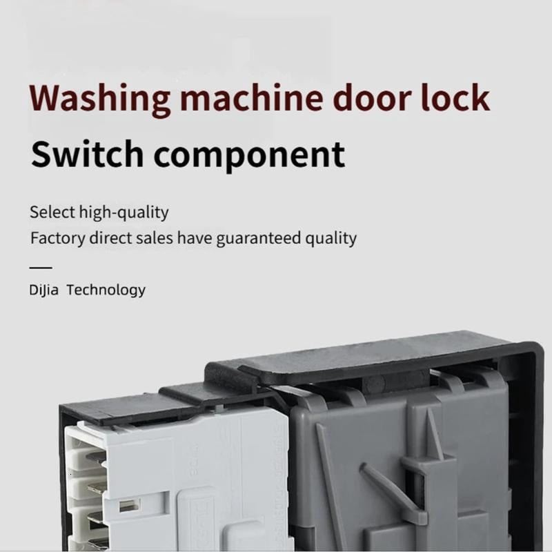 CEORPER ABS Material Washer Door Lock And Plate Substitute Parts Package