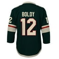 thumbnail image 3 of Youth Outerstuff Matthew Boldy Green Minnesota Wild Home Replica Jersey, 3 of 3