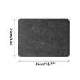 thumbnail image 2 of Matoen12 Heat Resistant Table Place Mats, Cotton Rope Cup Bowl Mat Absorbent Place Mat, Cute Cat Home Decor Quick Drying Woven Placemats for Dining Coffee Table, 1PC, 5.9"x13.8", Black, Rectangle, 2 of 8