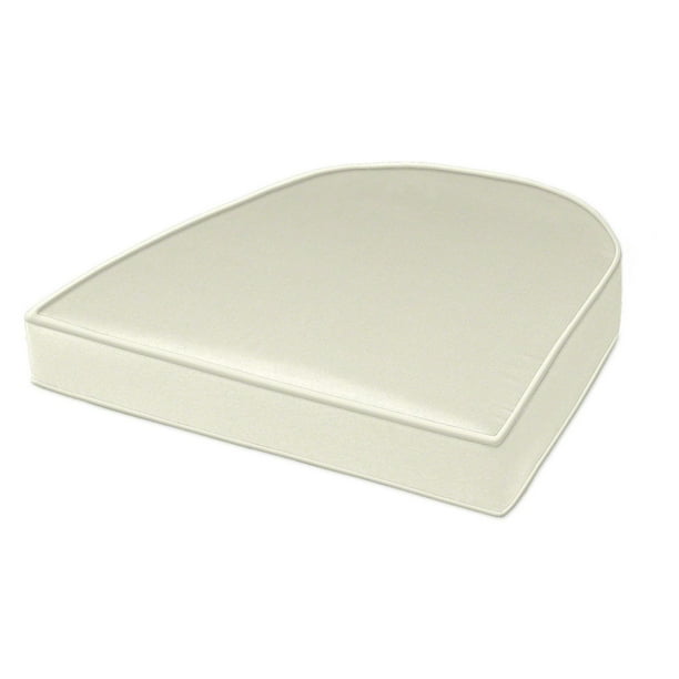 Cushion Source 18 x 16 in. Solid Rounded Back Sunbrella Chair Cushion - Walmart.com - Walmart.com