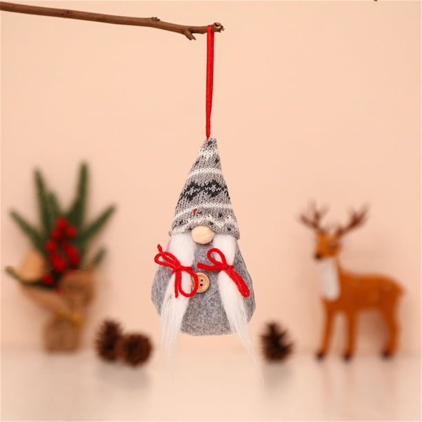 Teissuly Christmas Doll Home Decorations Pendant Decoration Decor Random Tree Hanging Ornaments Cute Santa Layout Gnome Door Plush Style Cafe Teissuly WER202310234544