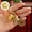 Horse, variant on Murtoo Zodiac Wealth Pot Keychain – 12 Chinese Zodiac Good Luck Charm with Peace and Prosperity Symbols