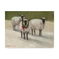 thumbnail image 1 of Trademark Fine Art 'Lambs With Wreath' Canvas Art by Mary Miller Veazie, 1 of 3