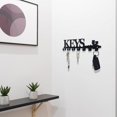 thumbnail image 5 of Lunfar Black Design Wall Key Holder | Wall Key Hook | Decorative Key Box | Wall Key Hanger - Wall Key Storage Decoration for Home, Entrance, Office, Kitchen, 5 of 5