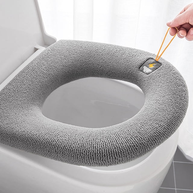 BEADCEST Soft Toilet Seat Pad Acolchonado Oscuro Para Uso En Con Lavable Y Manejable