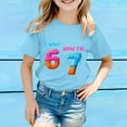 thumbnail image 2 of Girls Tops and Tees for Everyday Wear – Children's Phrase Print Soft Casual Tee for Spring and Autumn, 2 of 4