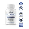 GO KETO- Exogenous Ketones Supplement - BHB Salts (goBHB) + MCT Oil Powder, 1218 mg, 60 Capsules