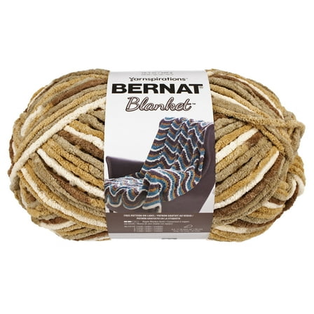 220 Yard Skein of Super Bulky Size 6 Blanket Yarn - 100% Polyester Fibers - Machine Wash and Dry - Ideal for Weaving, Knitting, and Crocheting