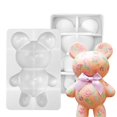 thumbnail image 4 of Molde De Silicona Para Mousse De Oso De Bebé 3D, Molde De Chocolate Rompible Creativo, Herramientas De Decoración De Pasteles, Accesorios Para Hornear Minnieouse HA017210-00, 4 of 7