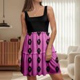 thumbnail image 1 of WILLBEST Vestido Floreado Para Mujer 2025 Vestido De Chaleco Holgado Con Cuello Redondo Sin Mangas Y Estampado De Patchwork, 1 of 4
