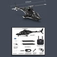 thumbnail image 7 of F02S 8CH GPS RC Helicopter for Adults, 1/34 Scale Air-Wolf Replica Dual Brushless Remote Control Helicopter with Telemetry Transmitter, Metal Servo, Auto-Return & Optical Flow Radar for Hobbyist, 7 of 7