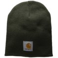thumbnail image 1 of Gorro Carhartt de punto para hombre, talla única, verde oscuro, 1 of 1