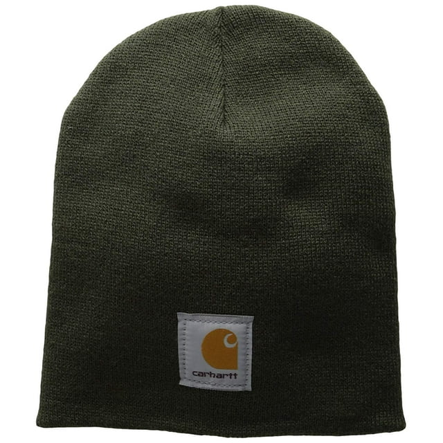 Gorro Carhartt de punto para hombre, talla única, verde oscuro