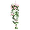 thumbnail image 2 of Fiudx Ofertas relámpago Guirnalda de flores de 3,11 pies con guirnalda de flores falsas, enredaderas florales para decoración de caminos de mesa de bodas, fiestas en el hogar, enredaderas de flores a, 2 of 6