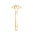 thumbnail image 3 of Rosec Jewels Lab Grown Diamond Promise Ring for Women - Interlocking Ring - EF-VS Quality - Ready to Gift with Jewelry Box, 18K Yellow Gold, US 5.00, 3 of 8