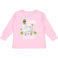 thumbnail image 3 of Inktastic St. Patrick's Day Llama Be Irish with Green Shamrocks Boys or Girls Long Sleeve Toddler T-Shirt, 3 of 5