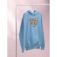 thumbnail image 3 of Colorful Heart Cheetah Print Hoodie Women -Image by Shutterstock, Female XX-Large, 3 of 4