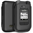 thumbnail image 4 of Case with Clip for Sonim XP3 Plus Flip Phone, Nakedcellphone Slim Hard Shell Cover and [Rotating/Ratchet] Belt Hip Holster Holder Combo for T-Mobile/Verizon XP3plus XP3900 - Black, 4 of 10