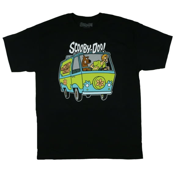Scooby-Doo Shirt Men's Shaggy Scooby Mystery Machine Short Sleeve Tee