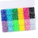 thumbnail image 1 of 38400x Diamantes de imitación termoadhesivos con parte trasera plana, 12 cristales AB de colores mixtos, parte trasera plana 4 mm, 1 of 2