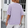 thumbnail image 6 of YONGHS Womens Open Front Cropped Cardigans Dropped Shrugs Top Bolero Coverup Cape for Evening Dress Purple XXL, 6 of 6