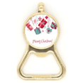 thumbnail image 1 of copo de nieve bombilla muleta patron Botellas de cerveza, abrelatas de acero inoxidable., 1 of 3