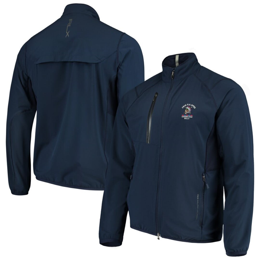 Ralph Lauren Mens Par Windbreaker Four-Way Stretch Jacket (Navy, XXL ...