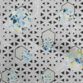 thumbnail image 1 of oneOone Cotton Flex Light Gray Fabric Geometric Sewing Fabric By The Yard Printed Diy Clothing Sewing Supplies 40 Inch Wide-X6, 1 of 6