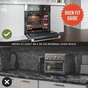Chef Pomodoro Pizza Steel for Oven 16 Inch 1/4 Inch Thick, Baking Steel for Oven, Grill, Sourdough Bread, Baking Stone for Oven With Lifting H oles 16 X 16 (40.6 x 40.6 cm)