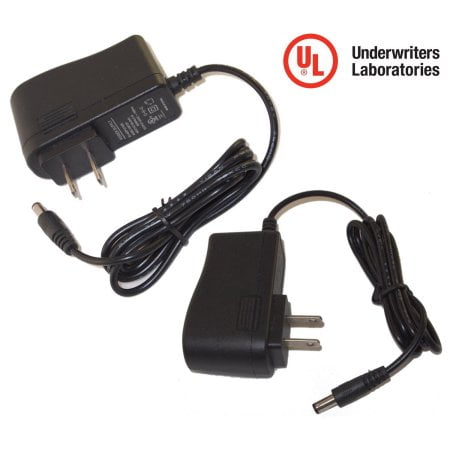 - 2pcs AC 1 Amp (1000mA) Adapter Power Devices 12V DC Supply r UL Certified