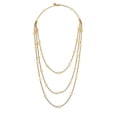 thumbnail image 6 of Tory Burch Multi Strand Logo Necklace, Tory Gold, 6 of 11