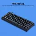 thumbnail image 5 of Teclado BAJEAL G101 61 teclas Teclado mecánico con cable Teclado con retroiluminación RGB PBT Inyección de dos colores Teclado mecánico Interruptor azul negro BAJEAL Teclado, 5 of 5
