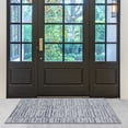 thumbnail image 6 of Washable Skid-Resistant Accent Rug Geometric Grey 24" x 48", 6 of 9