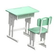 thumbnail image 2 of Juego de escritorio y silla para casa de muñecas, decoración de casa de muñecas, muebles de casa de muñecas 1/12 para Diorama , Verde, 2 of 8