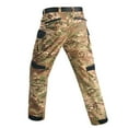 thumbnail image 5 of COSFO Yellow Men's Tactical Pants Taper Full Joggers Workwear Belt Bottom Panel Camouflage Mens Pants Casual, 5 of 5