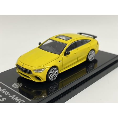 2018 Mercedes AMG GT 63S Yellow RHD 1:64 Scale Paragon 65285