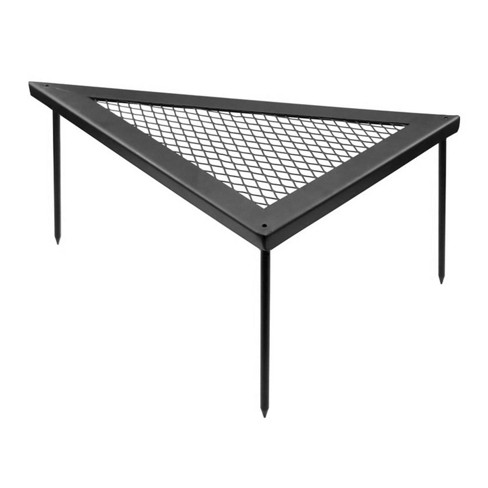 Catinbow Portable Camping Grill Folding Iron Charcoal Grill Table